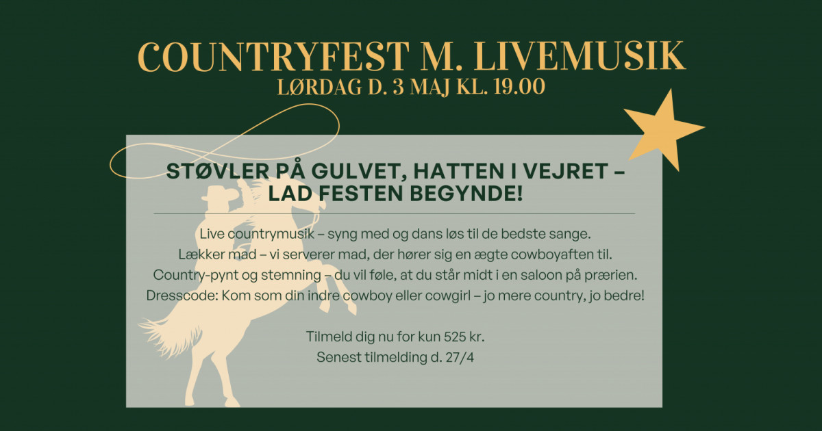 Countryfest m. livemusik