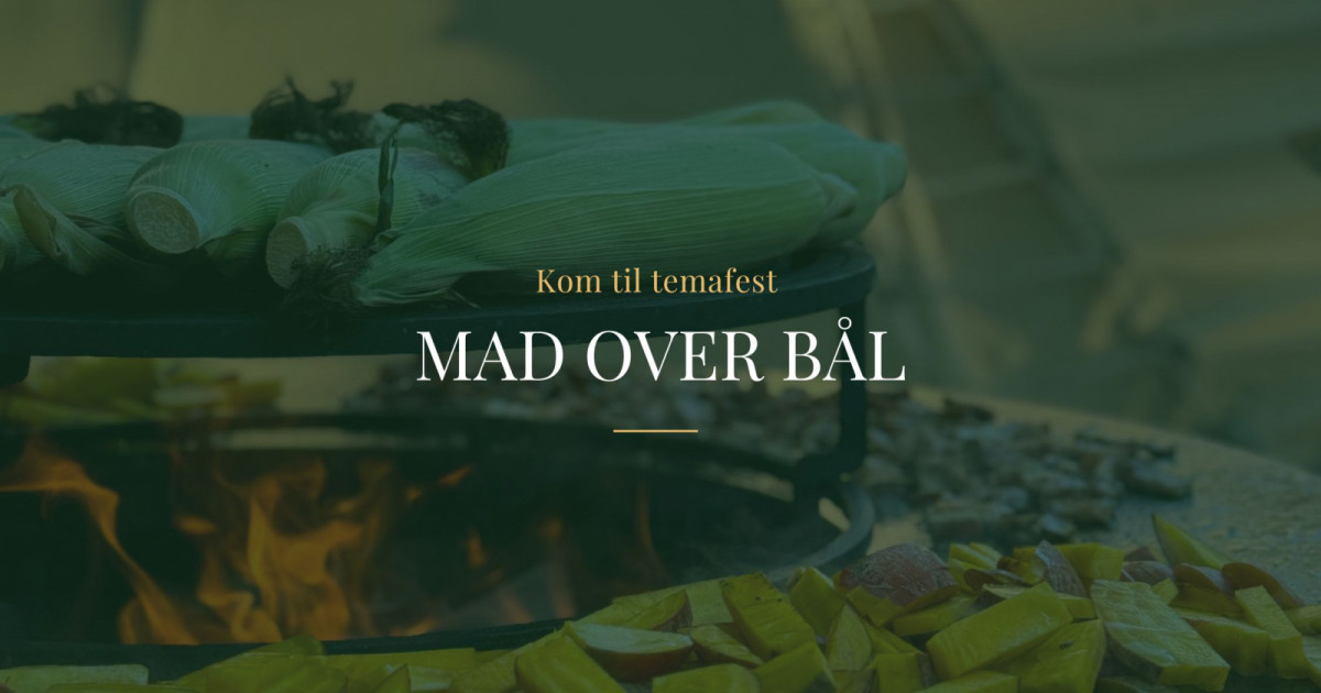 Mad over bål